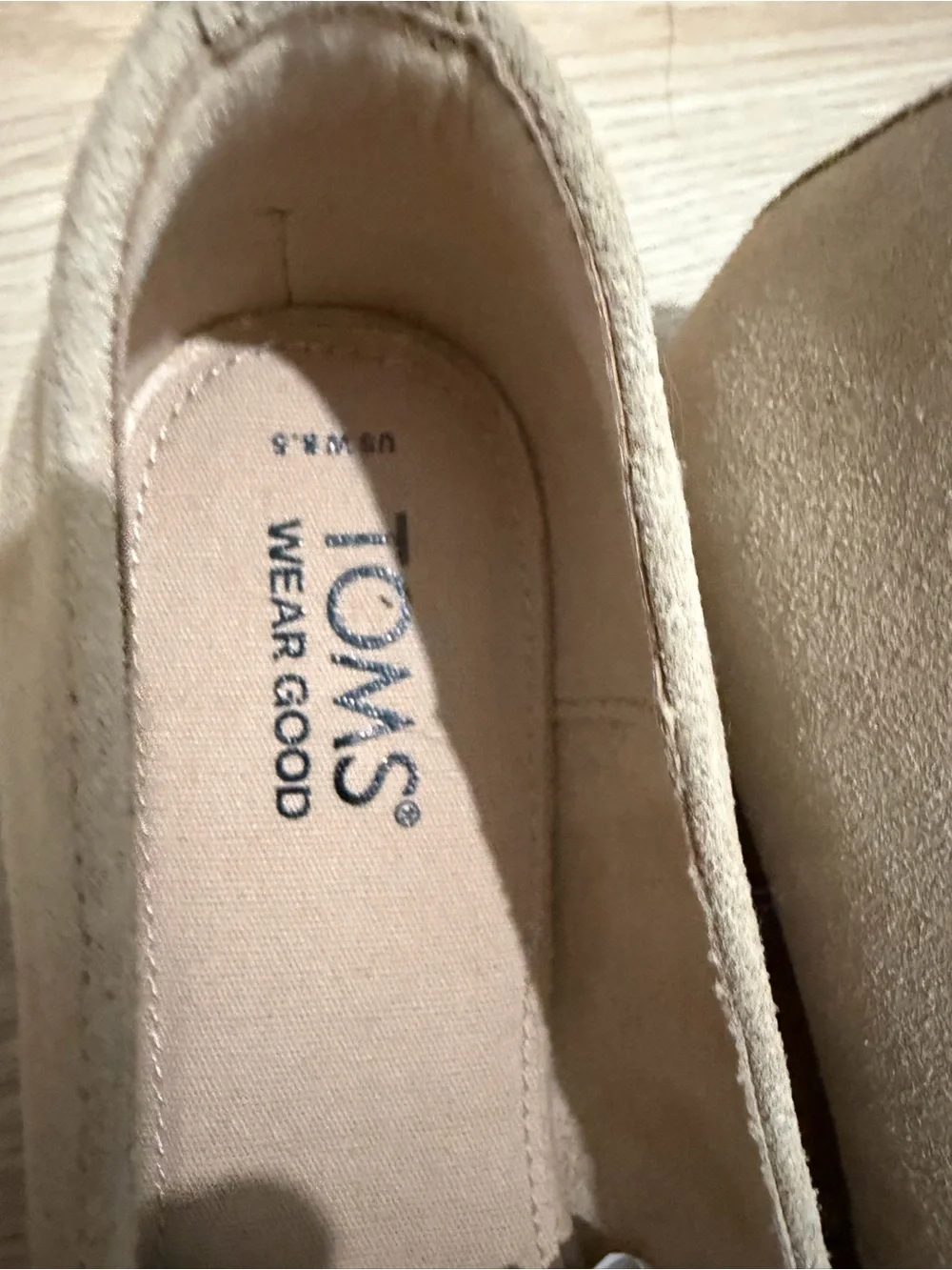 NWT Toms Bianca Mary Jane Flat